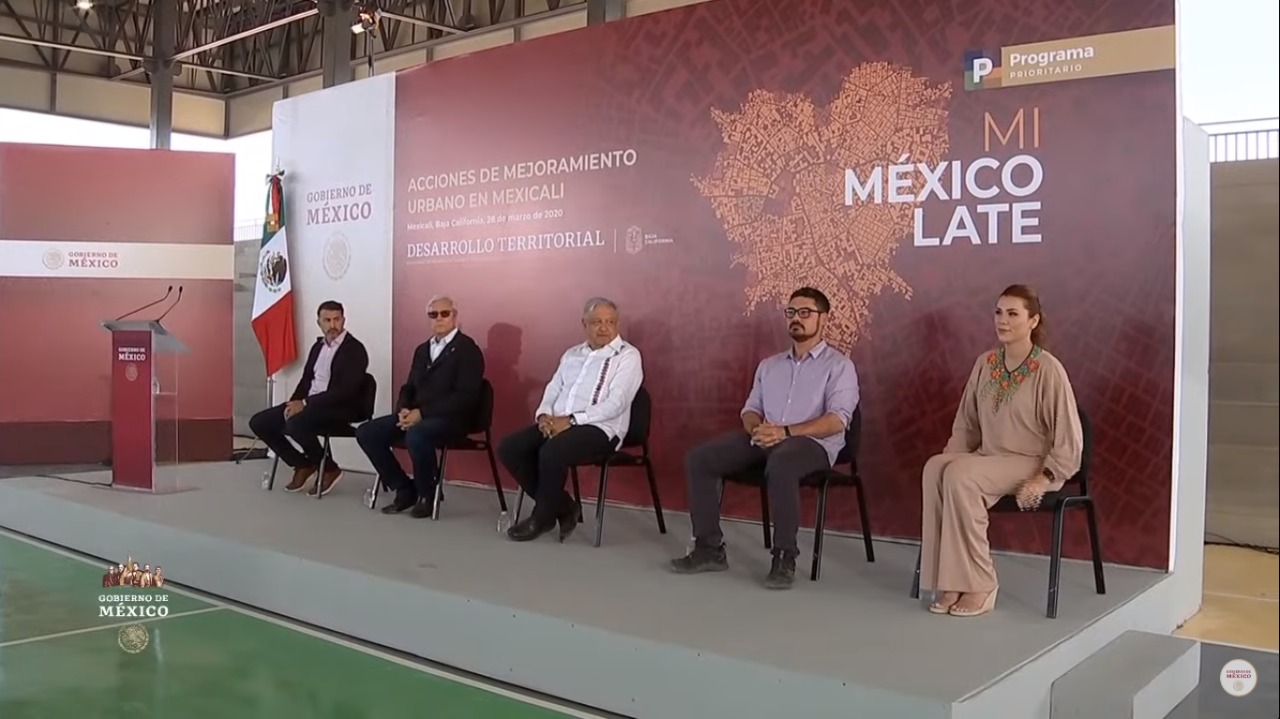Entrega de obras de Mejoramiento Urbano en Mexicali