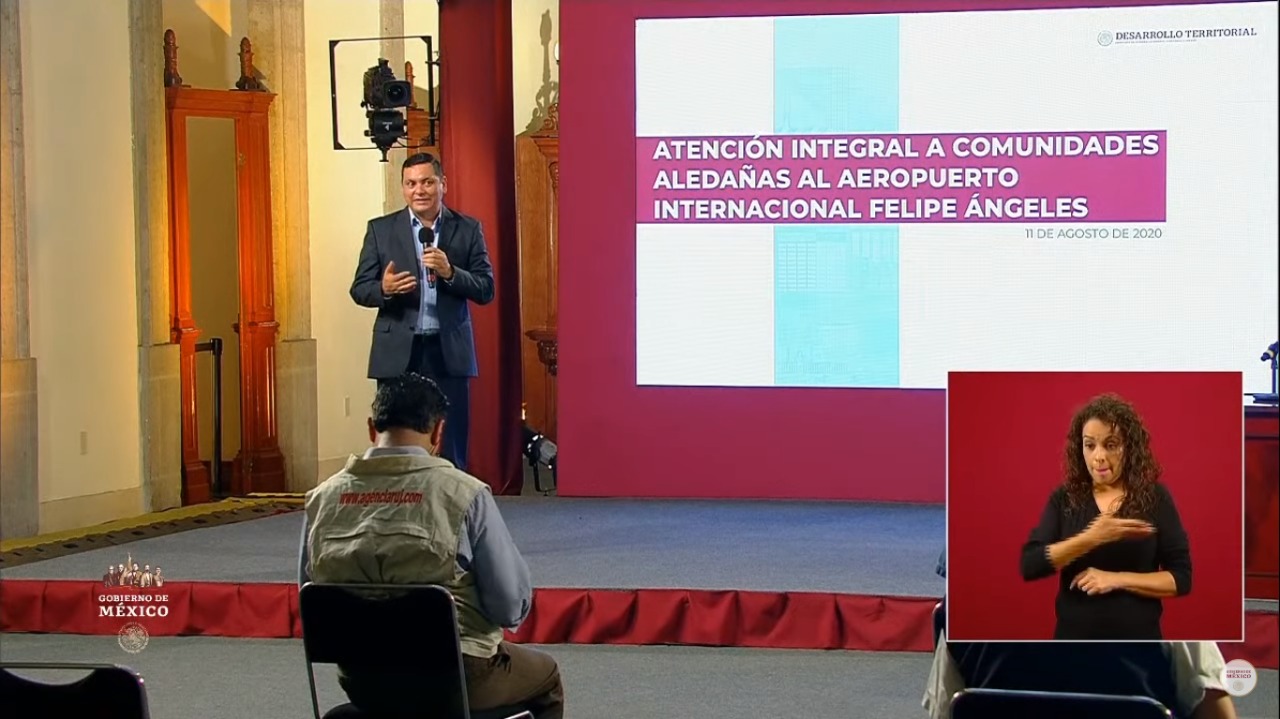 Avances en la atención de siete municipios aledaños a la construcción del Aeropuerto Internacional Felipe Ángeles (AIFA)