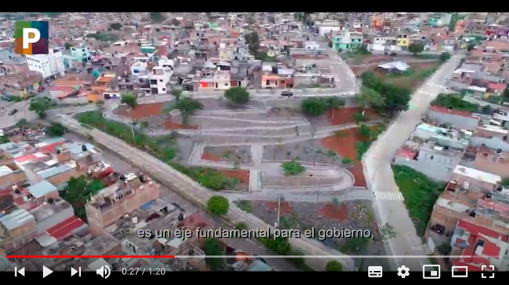 Programa de Mejoramiento Urbano en Morelia (Obras en uso)